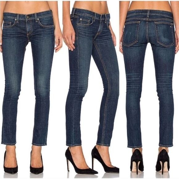 ✨Rag & Bone Tomboy Aged Wash Skinny Sz 31 Jeans✨ - Picture 6 of 11